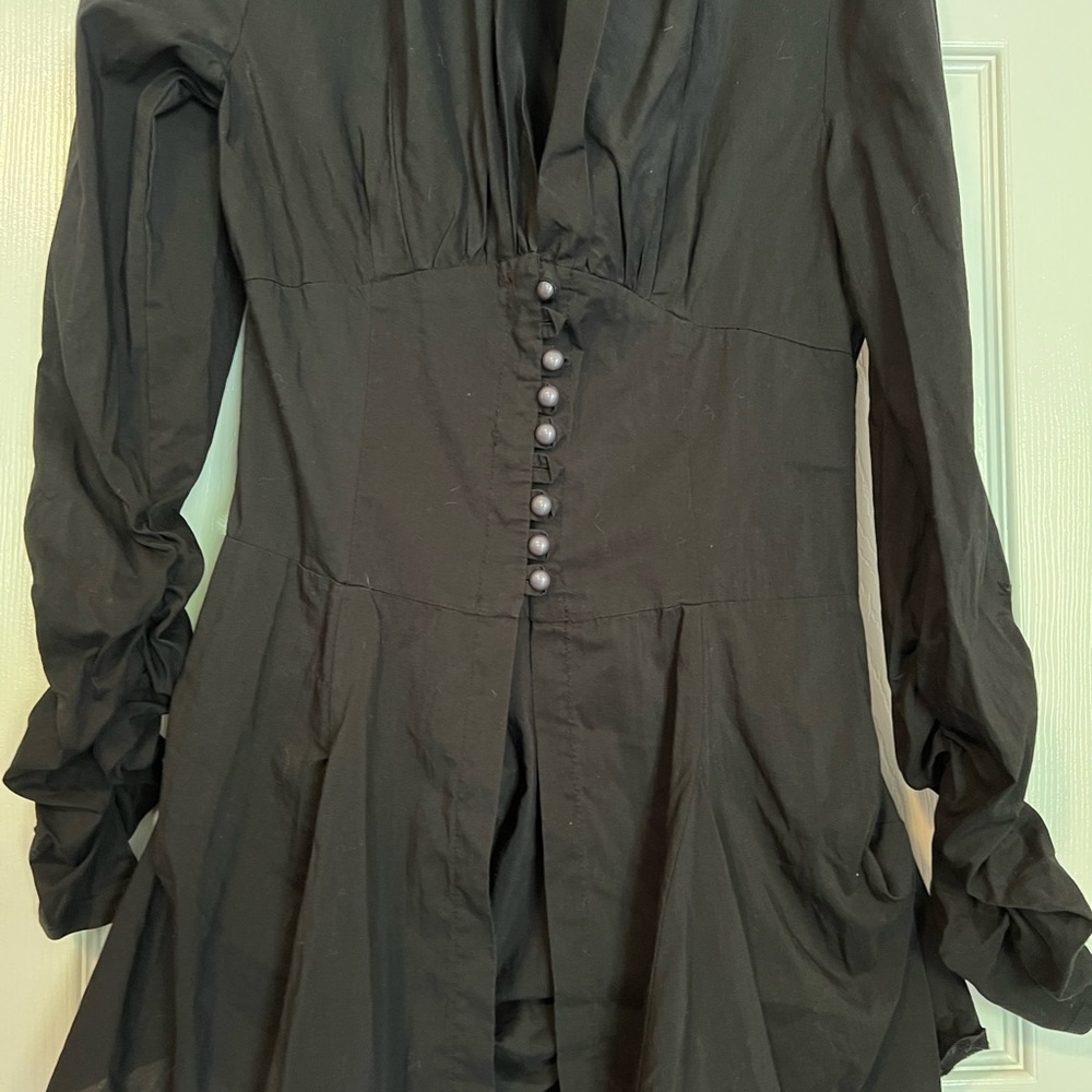 Ashley Loop Tuxedo Style Blouse - image 2